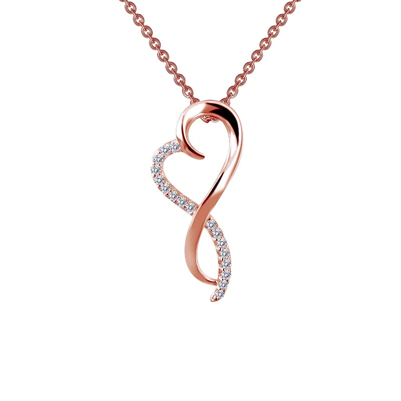 Soft cord necklaces-Lafonn Classic Diamond Necklace P0151CLR18