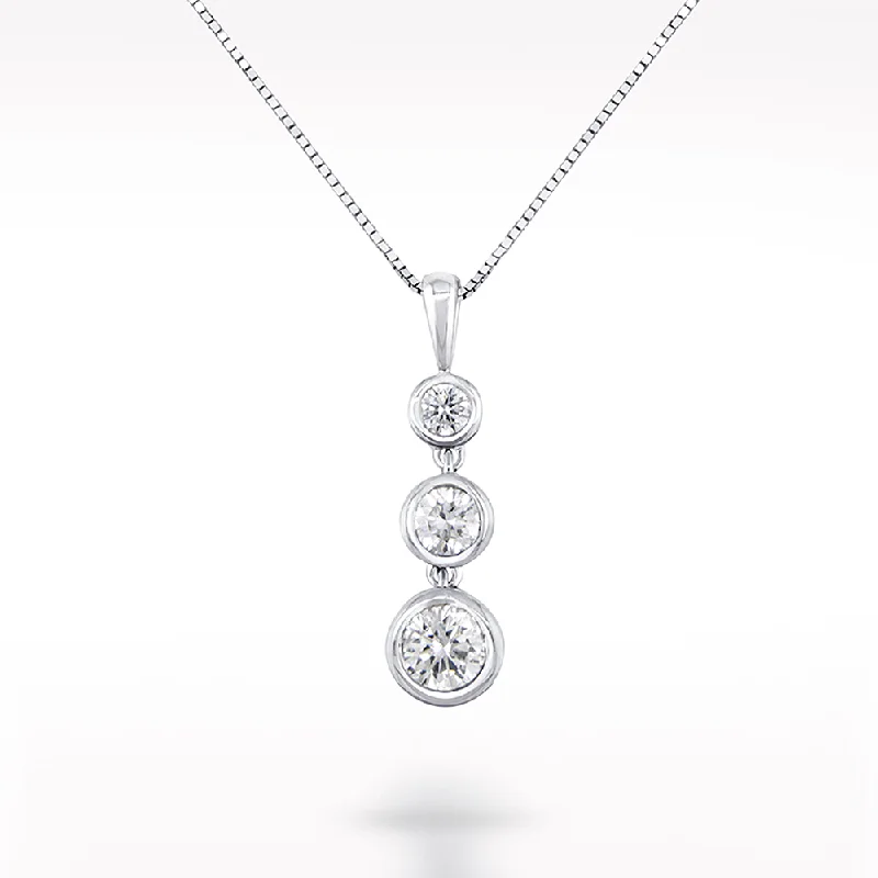 Stellar sign necklaces-Love Diamonds 0.33ct Diamond White Gold Necklace