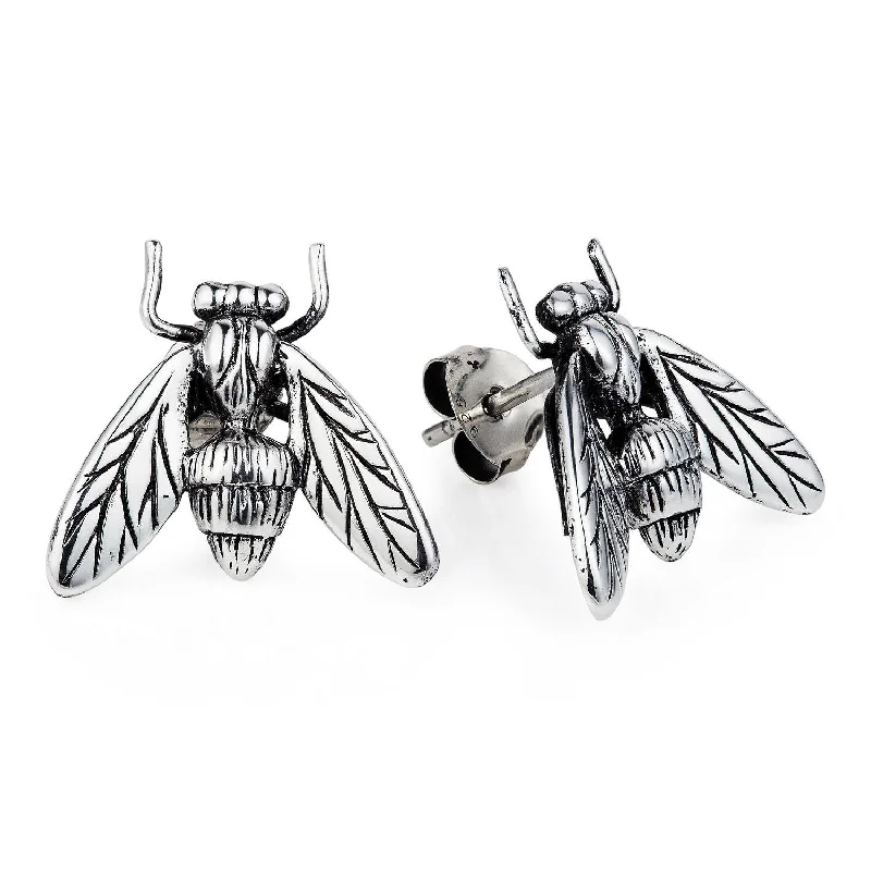 Gem-twisted earrings-Hoverfly Stud Earrings by Yasmin Everley