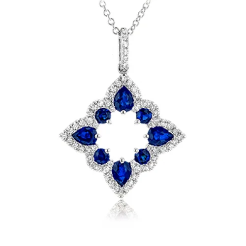 Regal diamond necklaces-Zeghani Precious Stones Necklace ZP921