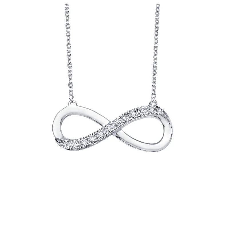 Regal diamond necklaces-Lafonn Classic Diamond Necklace N2013CLP18