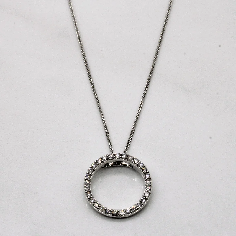 Bold cross necklaces-Diamond Infinity Pendant & Necklace | 0.15ctw | 18" |