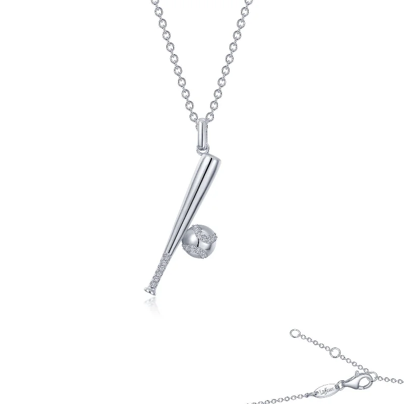 Woven knot necklaces-Lafonn Classic Diamond Necklace N2020CLP20