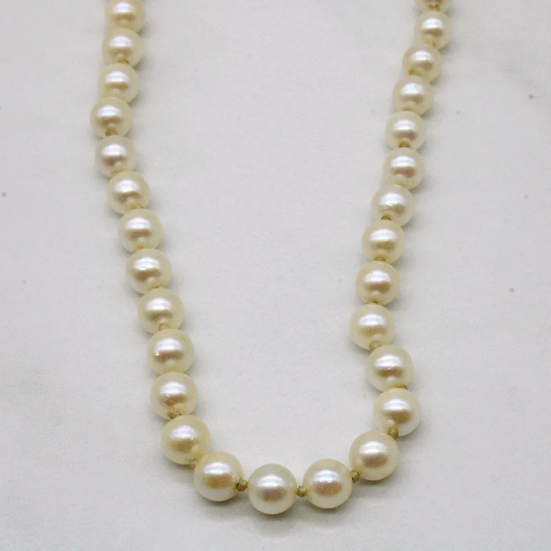 Fairy wing necklaces-Pearl Necklace | 5.50mm | 17" |