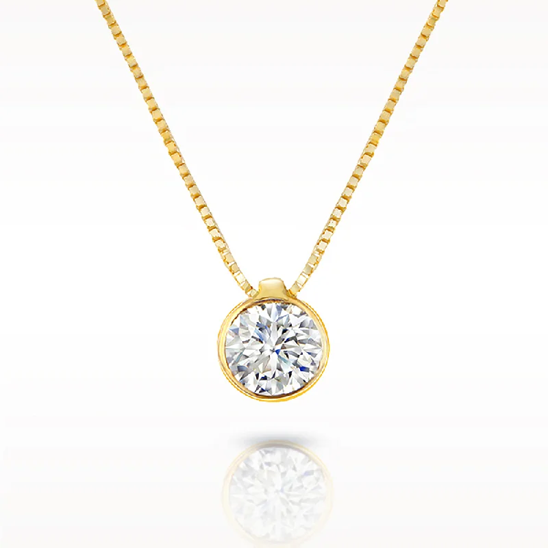 Playful bead necklaces-Love Diamonds 0.33ct Diamond Yellow Gold Necklace