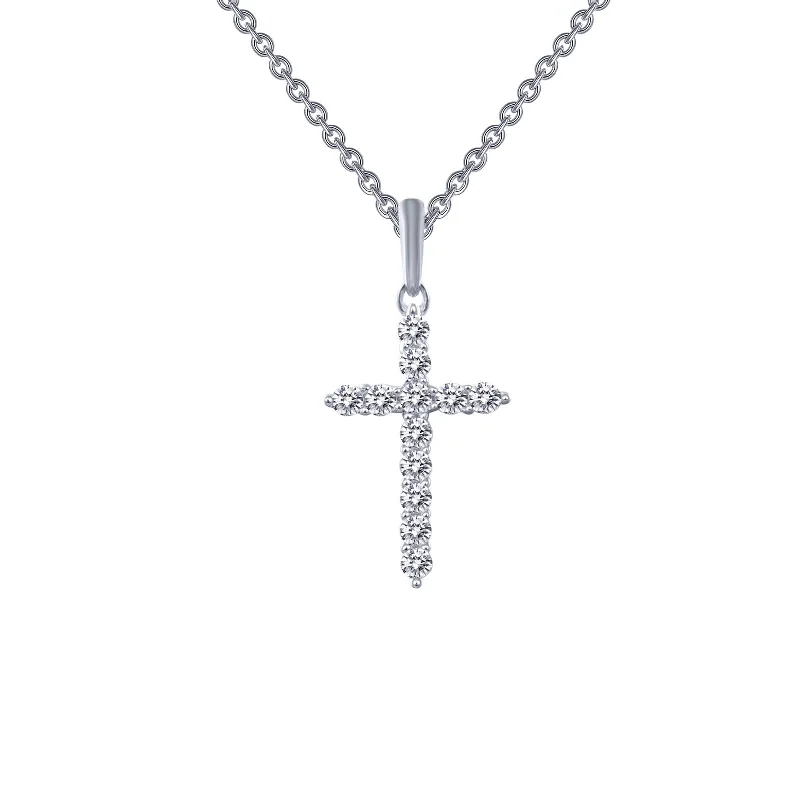 Sleek design necklaces-Lafonn Classic Diamond Necklace P0165CLP18