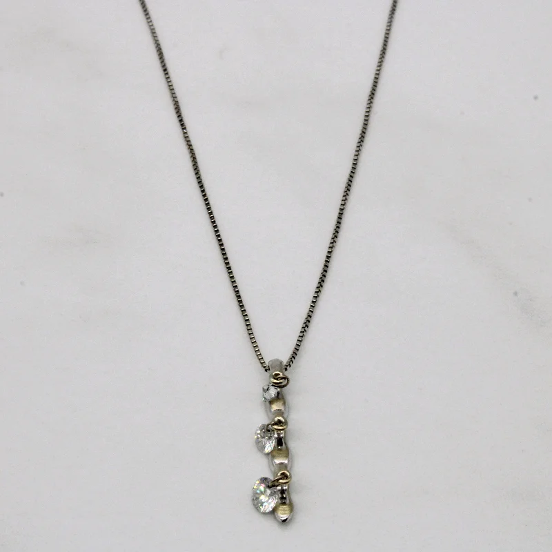 Light beaded necklaces-Diamond Pendant Necklace | 0.50ctw | 18" |