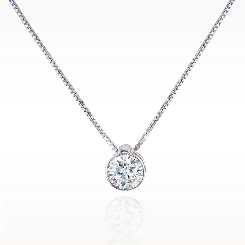 Twin birthstone necklaces-Love Diamonds 0.25ct Diamond White Gold Necklace