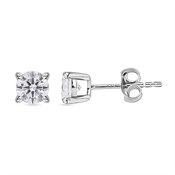 Tiered drop earrings-Platinum Radiance Lab Grown Diamond Earrings