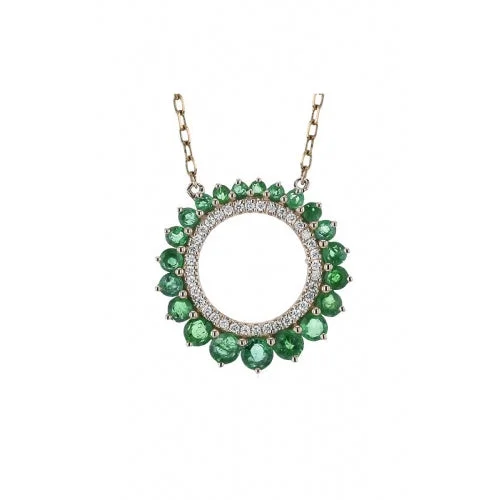 Retro medallion necklaces-Zeghani Precious Stones Necklace Zp1274-r