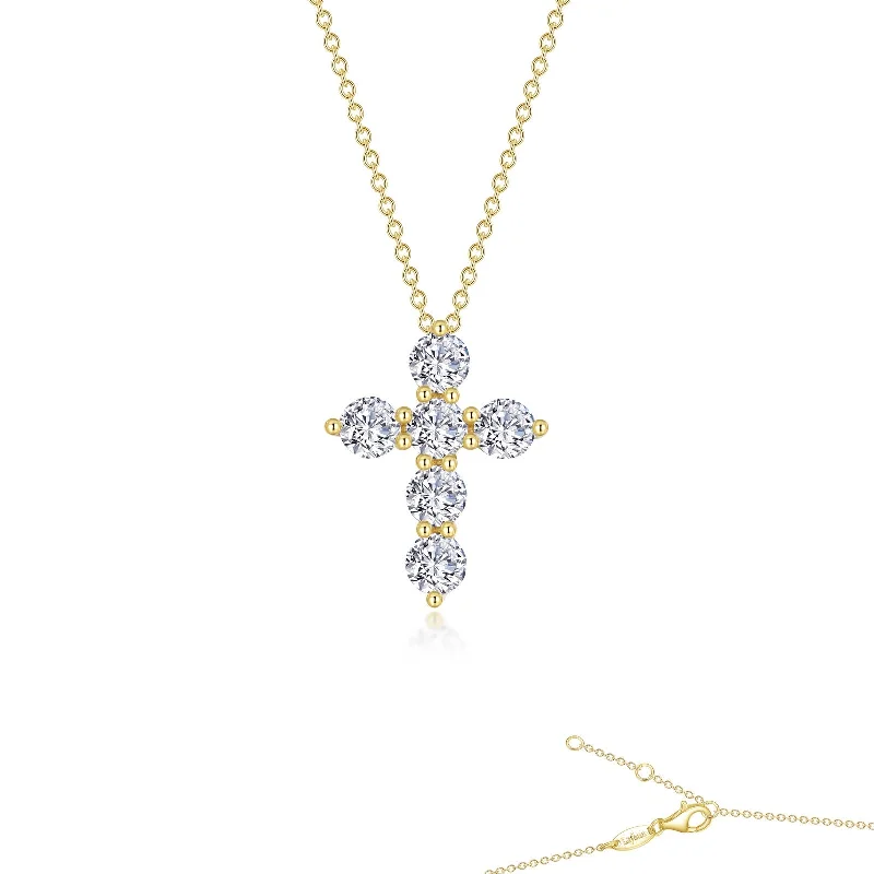 Retro deco necklaces-Lafonn Classic Diamond Necklace P0223CLG20