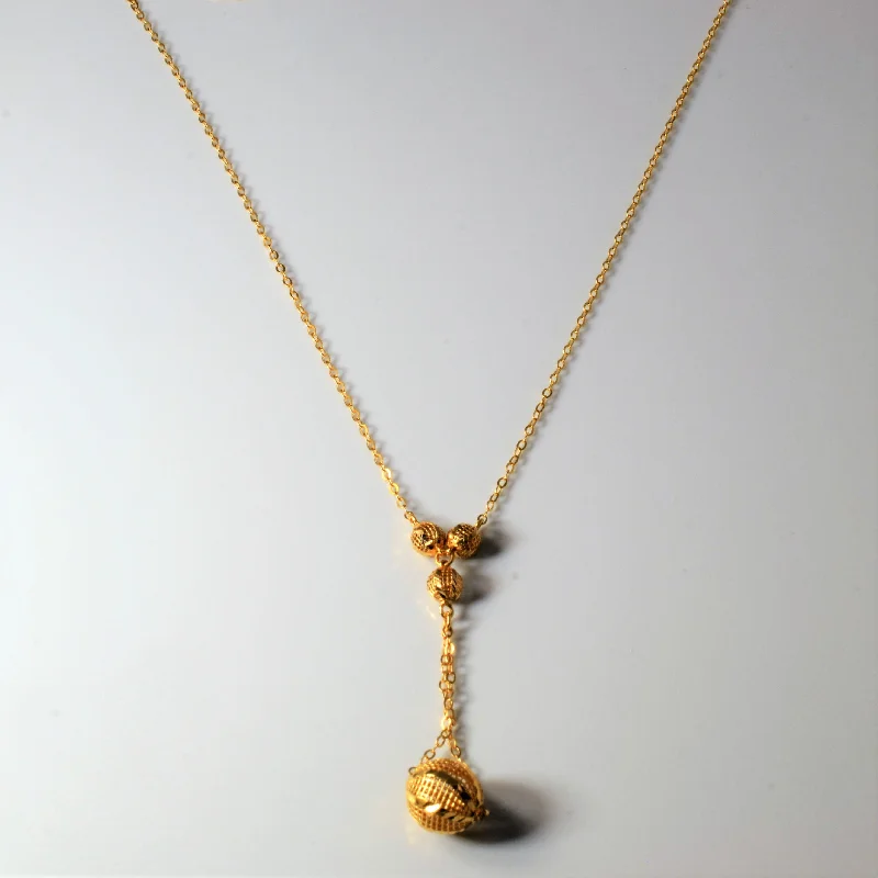 Firm chain necklaces-Rolo Link Drop Necklace | 16"|