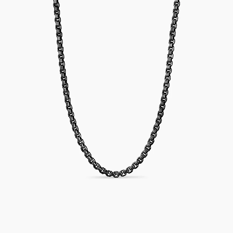 Thin silk necklaces-David Yurman Box Chain Necklace