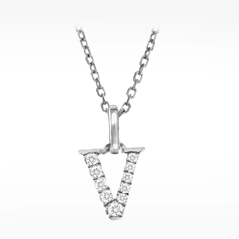 Classic style necklaces-Love Letters V Necklace