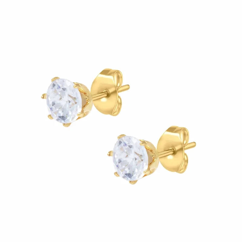 Layered tier earrings-Pristine Stud Earrings