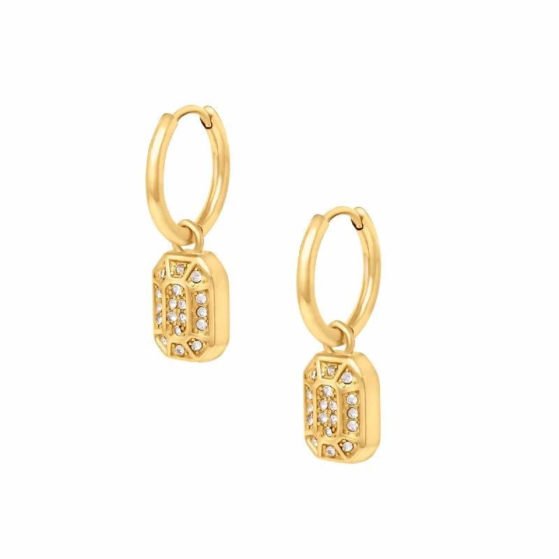 Playful pair earrings-Whitney Hoop Earrings