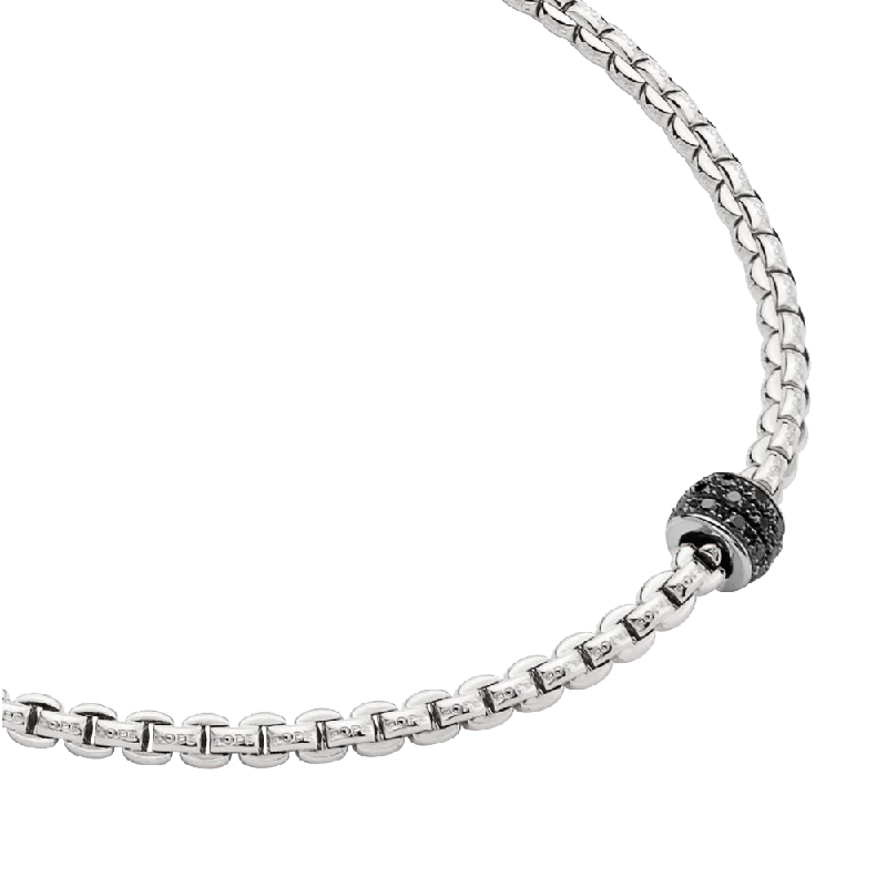 Stretch thread necklaces-FOPE Eka Necklace with Diamonds