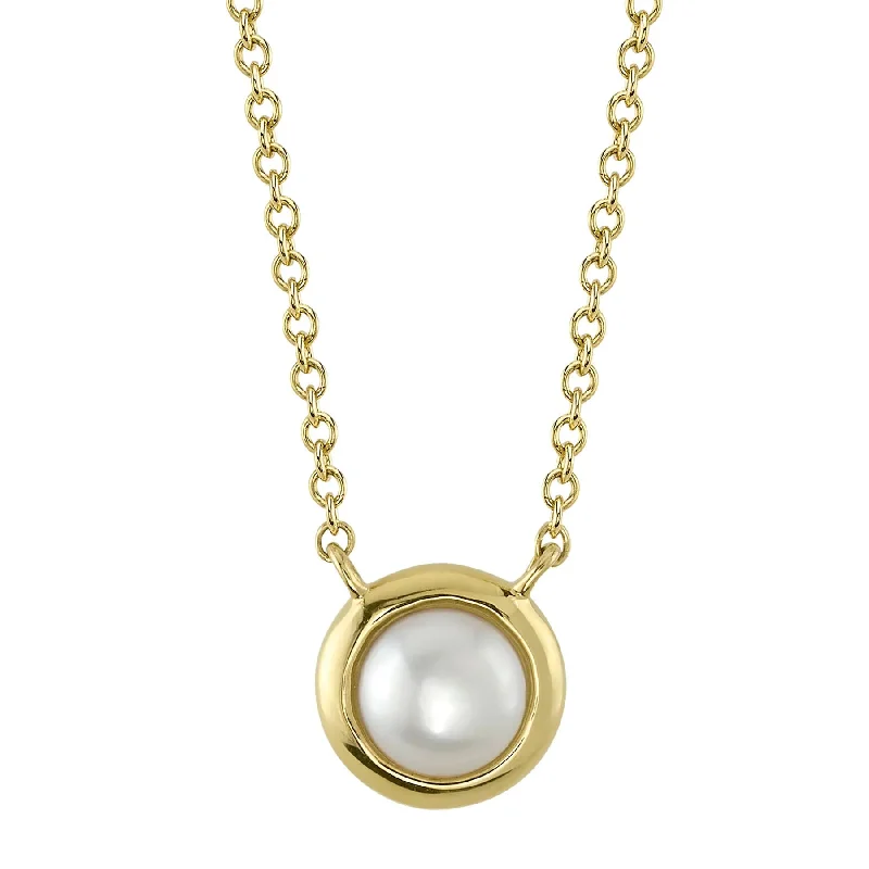 Tight clasp necklaces-Pearl Necklace 4690121