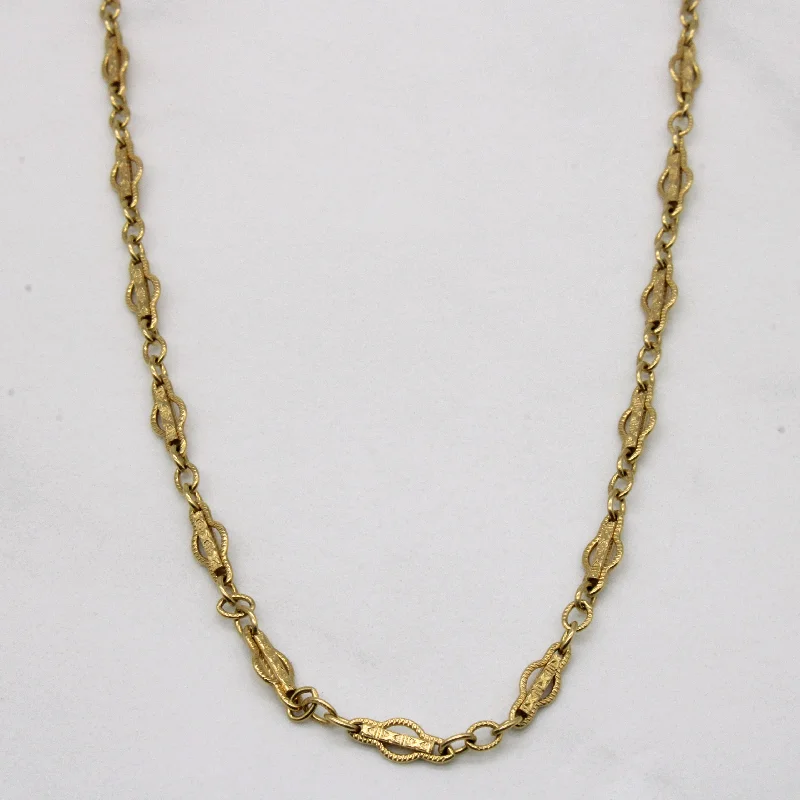 Lustrous pearl necklaces-14k Yellow Gold Necklace | 30" |