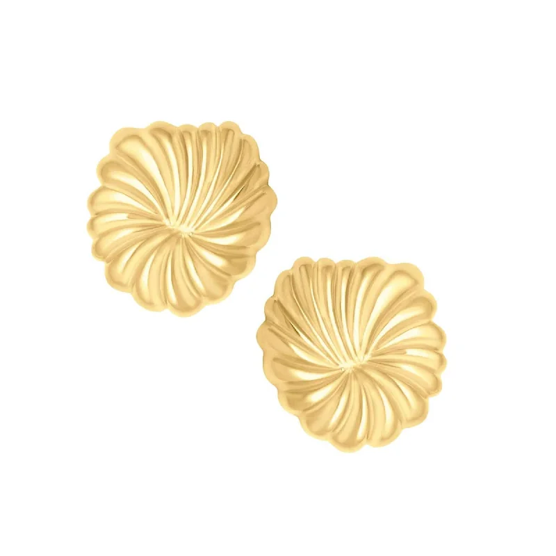 Bamboo style earrings-Noemie Stud Earrings