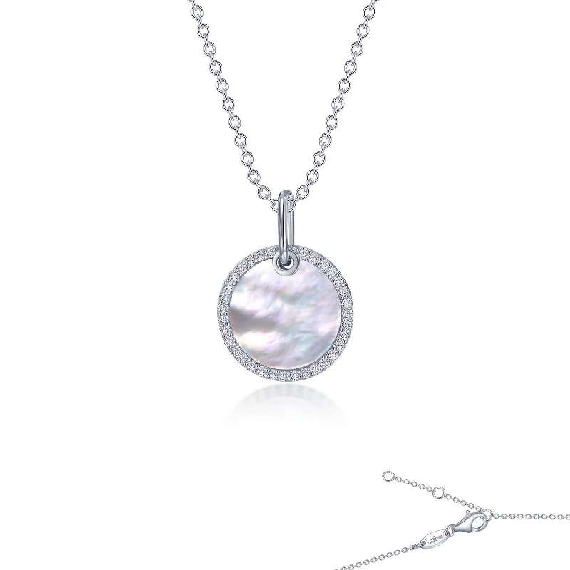 Spinel necklaces-Lafonn Classic Diamond Necklace P0280PLP20