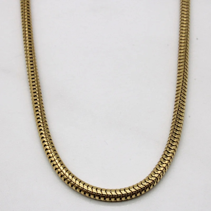 Corded link necklaces-18k Yellow Gold Necklace | 18" |