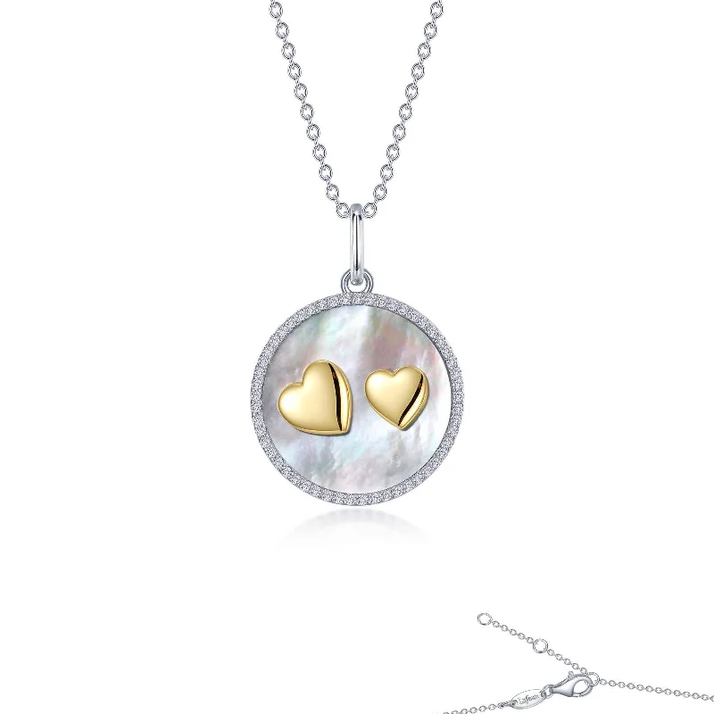 Zodiac charm necklaces-Lafonn Classic Necklace P0285PLT20