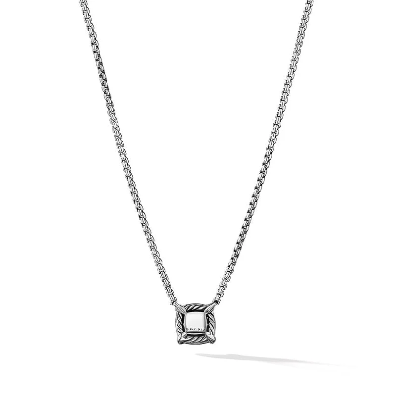 Agate gem necklaces-David Yurman Chatelaine® Necklace with Full Pavé Diamonds