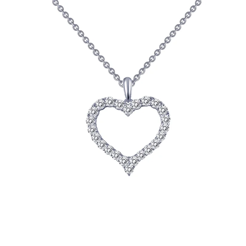 Fine drop necklaces-Lafonn Classic Diamond Necklace P0146CLP18