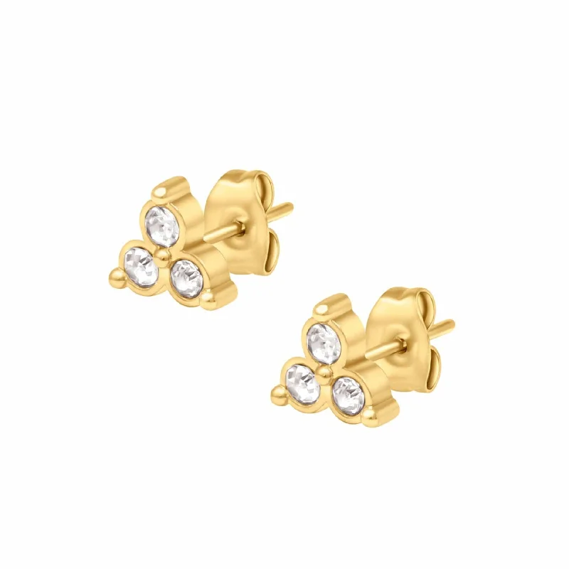 Light bead earrings-Define Stud Earrings