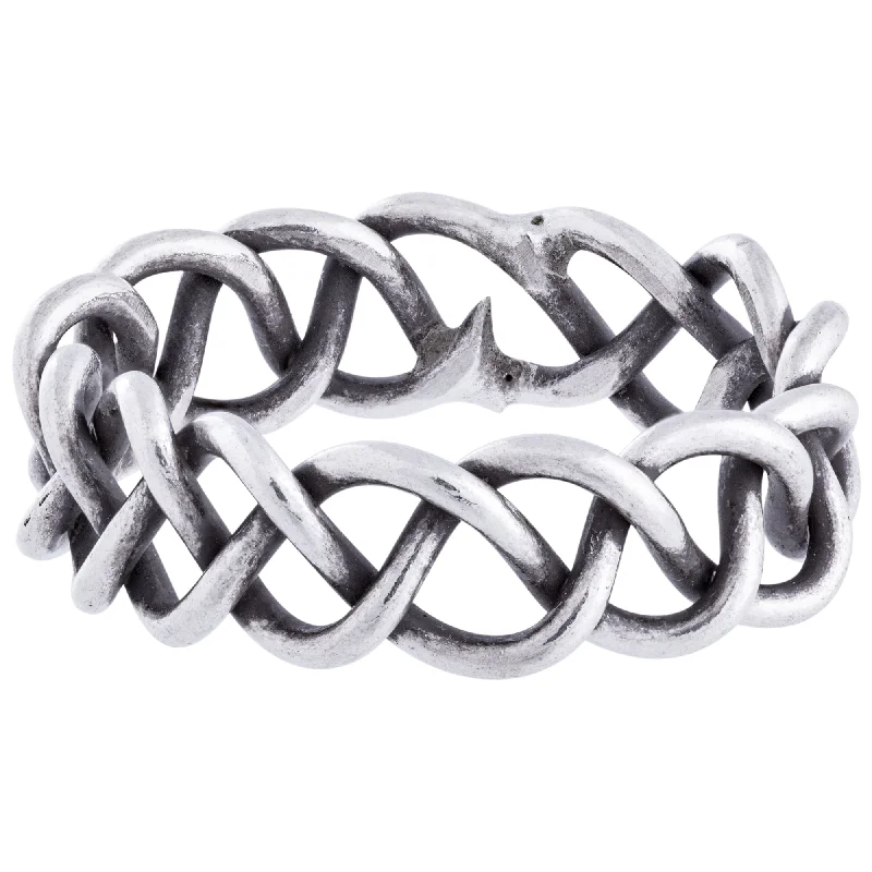 Lily rings-Chain Link Sterling Silver Ring