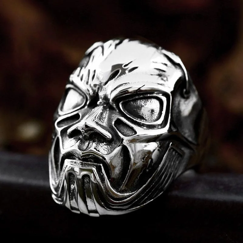 Pure dot rings-Men's Punk Skeleton Ring