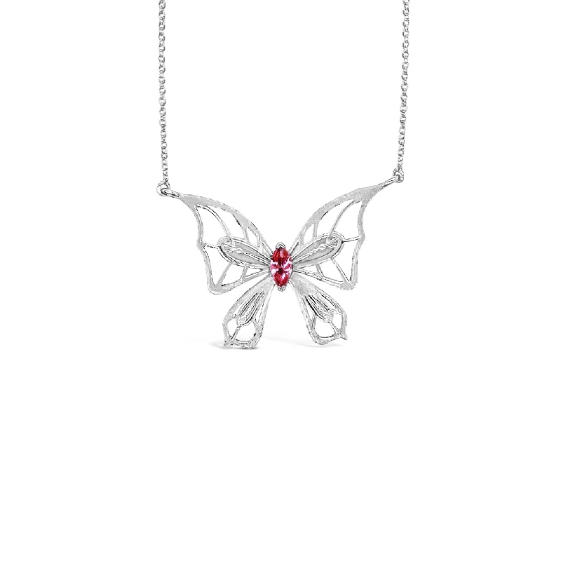 Rose motif necklaces-Flora Wings Necklace **BACK-ORDER**