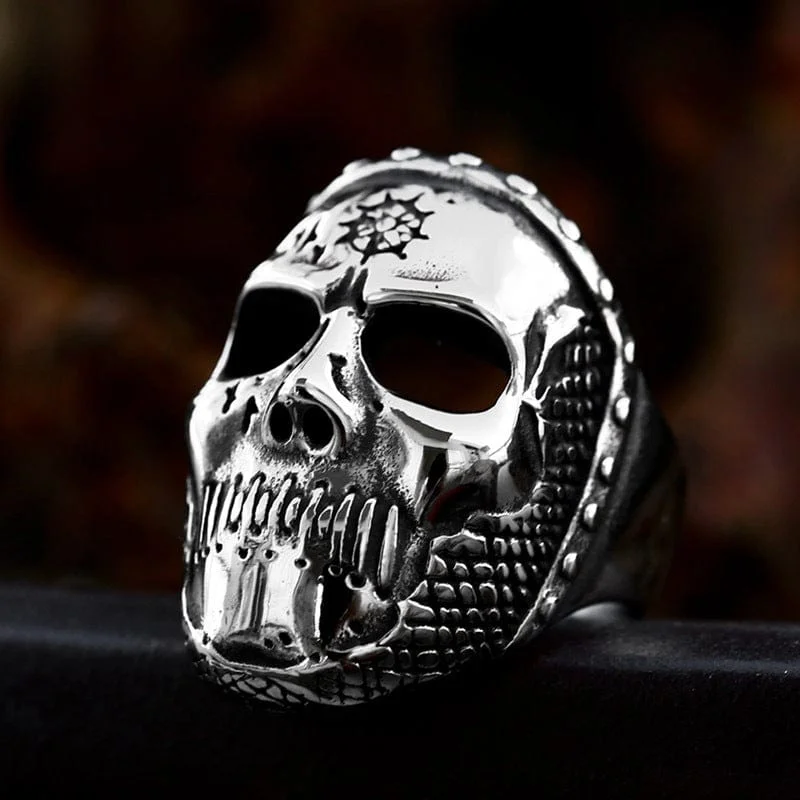 Old deco rings-Men's Punk Skull Ring