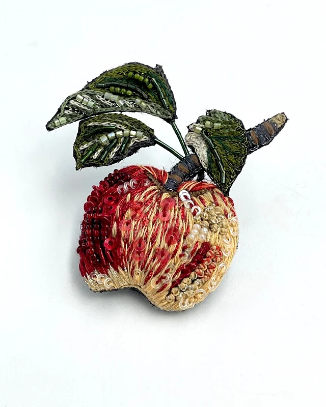 Apple Brooch