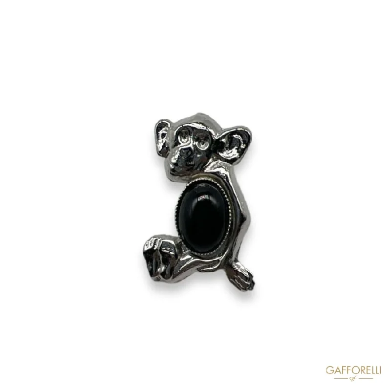 Monkey Brooch U581 - Gafforelli Srl