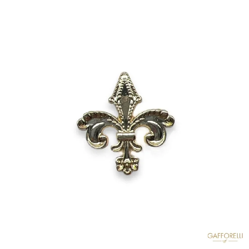 Florentine Lily Coat of Arms Brooch U365 - Gafforelli Srl