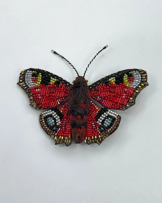 Anglais Peacock Butterfly Brooch