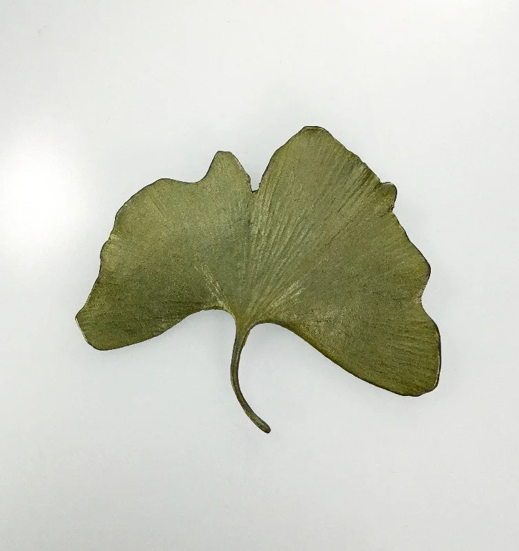 Ginkgo Leaf Brooches