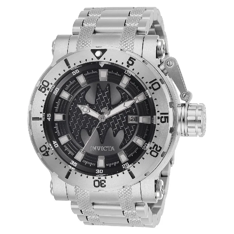 Mesh face watches-Invicta Men's 26820 DC Comics Batman Stainless Steel Watch