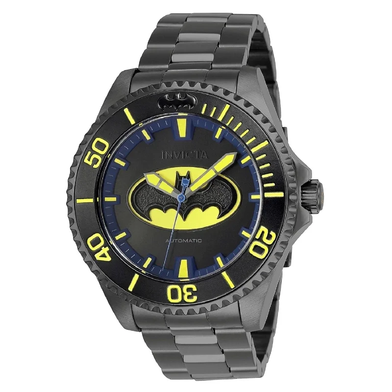 RosInvicta Men's 26901 DC Comics Batman Automatic  Black Silicone Watch