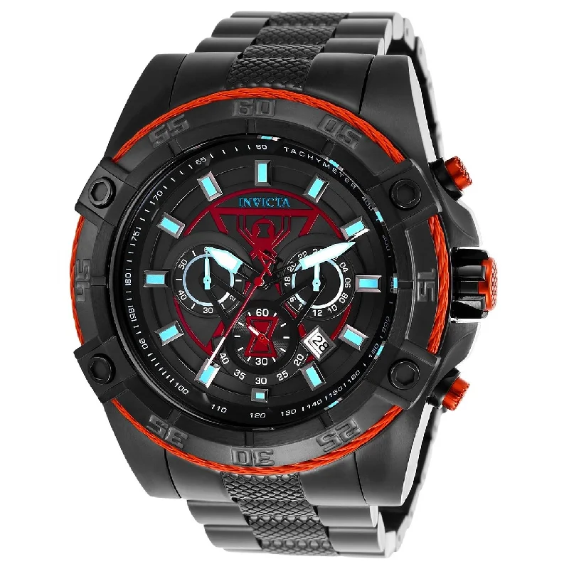 RosInvicta Men's 26948 Marvel Spiderman Black Stainless Steel Watch