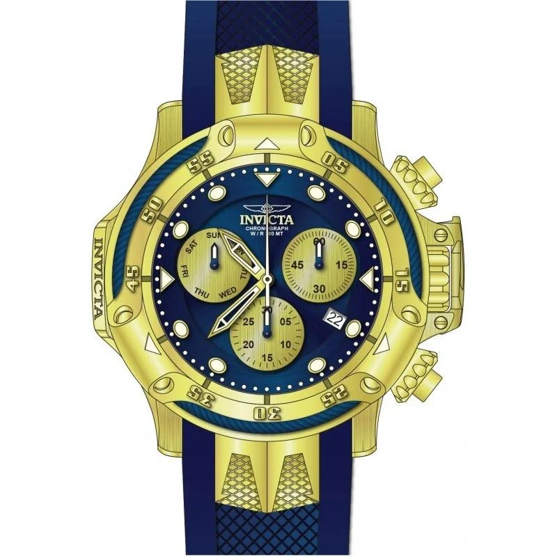 Retro strap watches-Invicta Men's 26966 Subaqua 3  Blue Silicone Watch