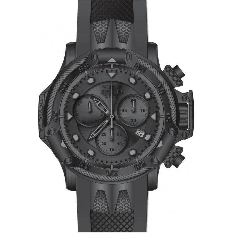 Pure quartz watches-Invicta Men's 26969 Subaqua 3  Black Silicone Watch