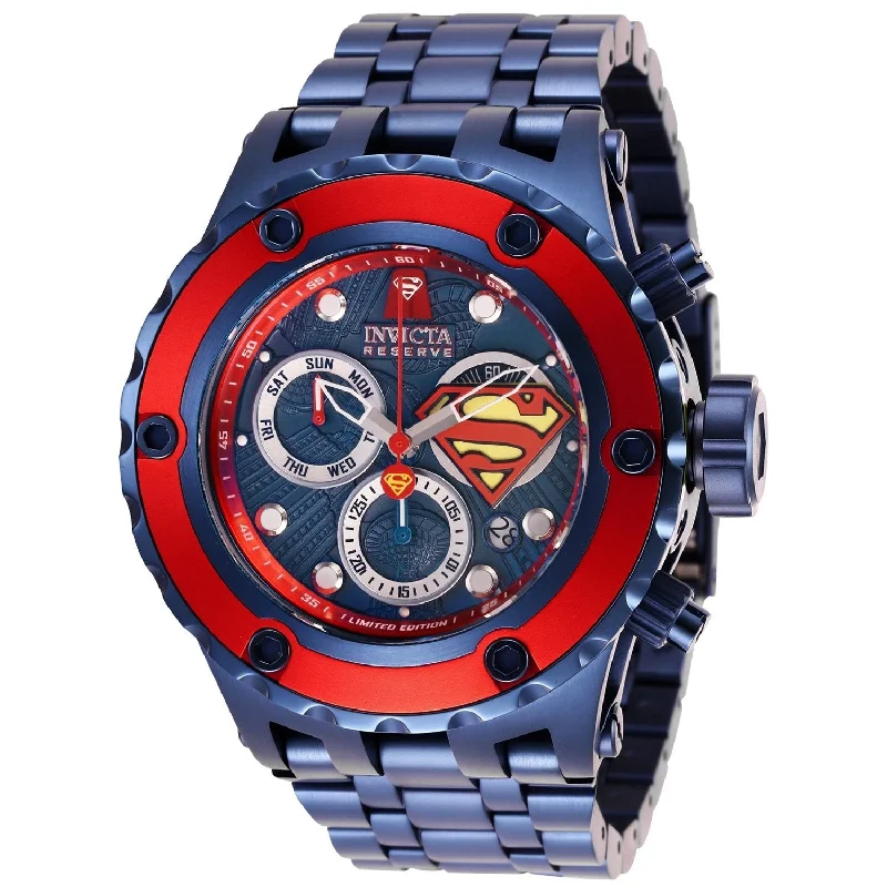 RosInvicta Men's 27099 DC Comics Superman Blue Stainless Steel Watch