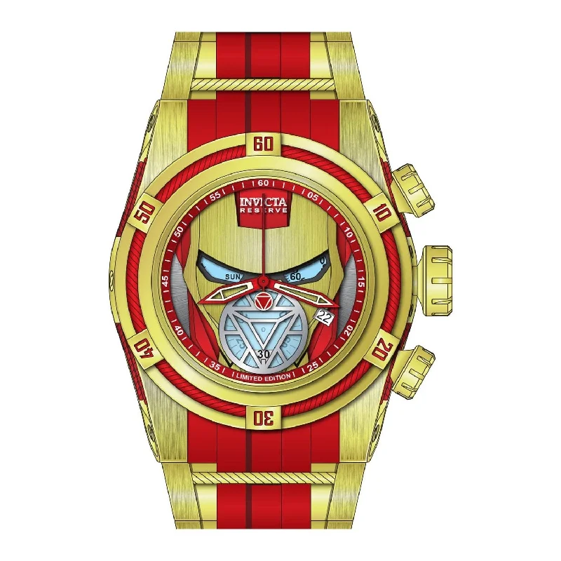 Lustrous gold watches-Invicta Men's 27101 Ironman Red Silicone Watch