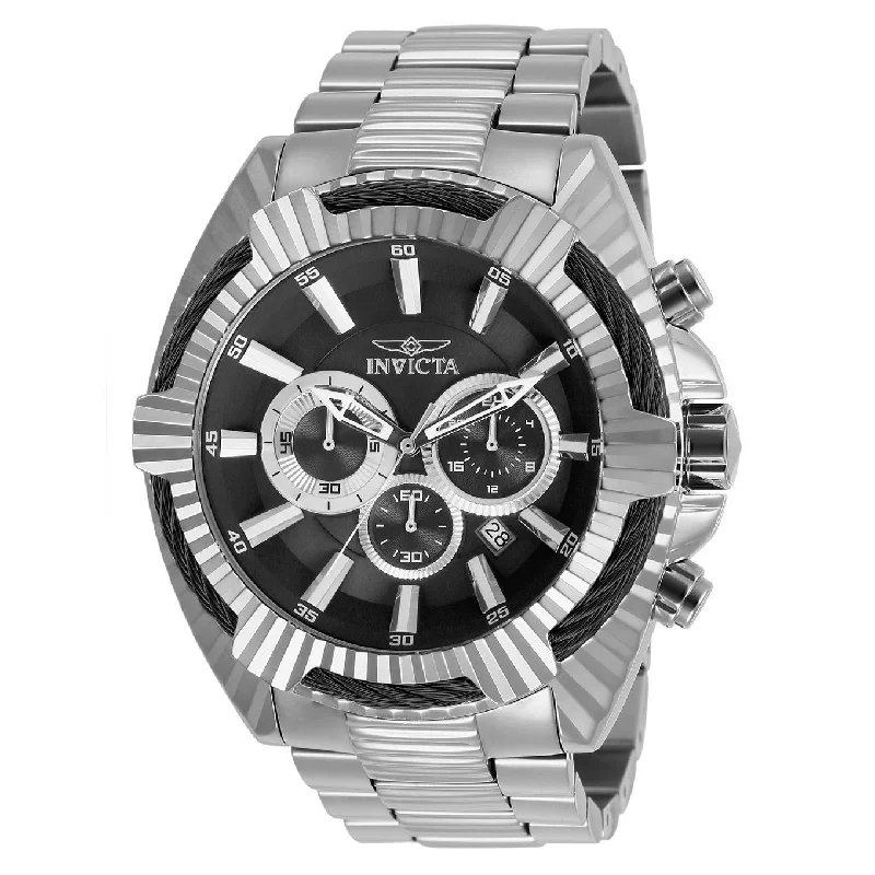 Worn style watches-Invicta Men's 27190 Bolt Speedway Stainless Steel Watch