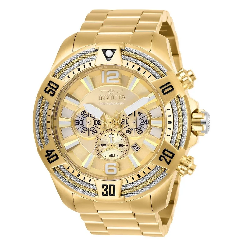 Fine bracelet watches-Invicta Men's 27268 Bolt Gold-Tone Stainless Steel Watch