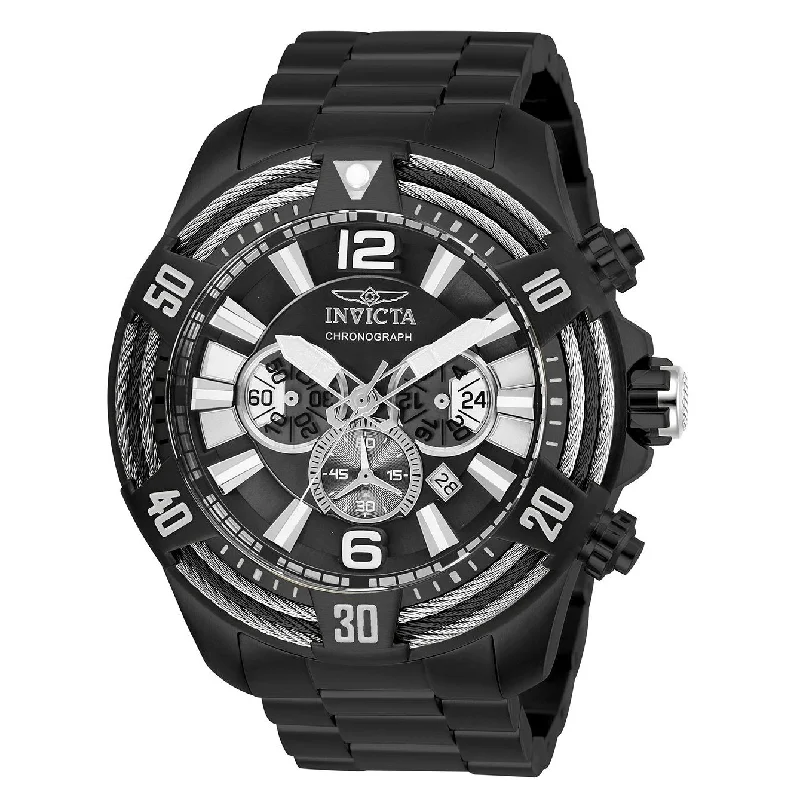 Spinel face watches-Invicta Men's 27270 Bolt Black Stainless Steel Watch