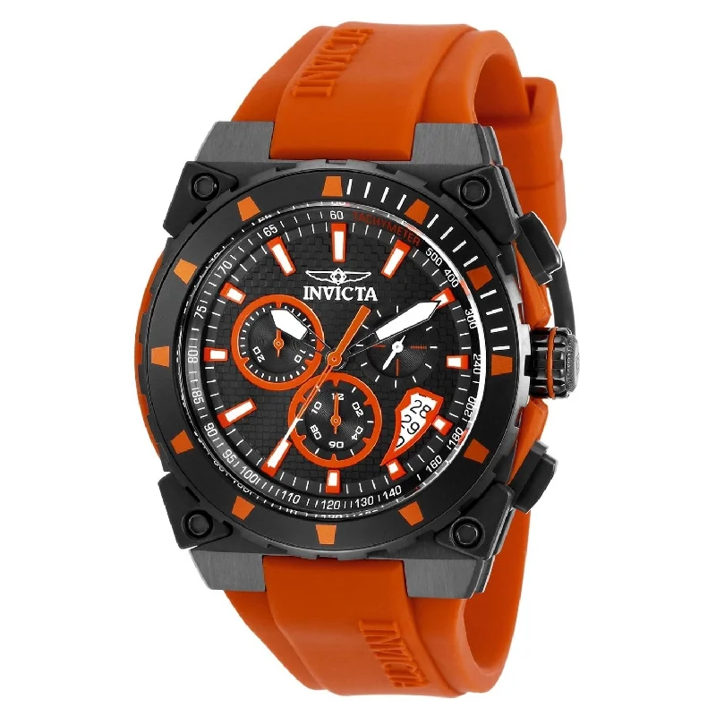 Worn style watches-Invicta Men's 27349 S1 Rally Orange Silicone Watch